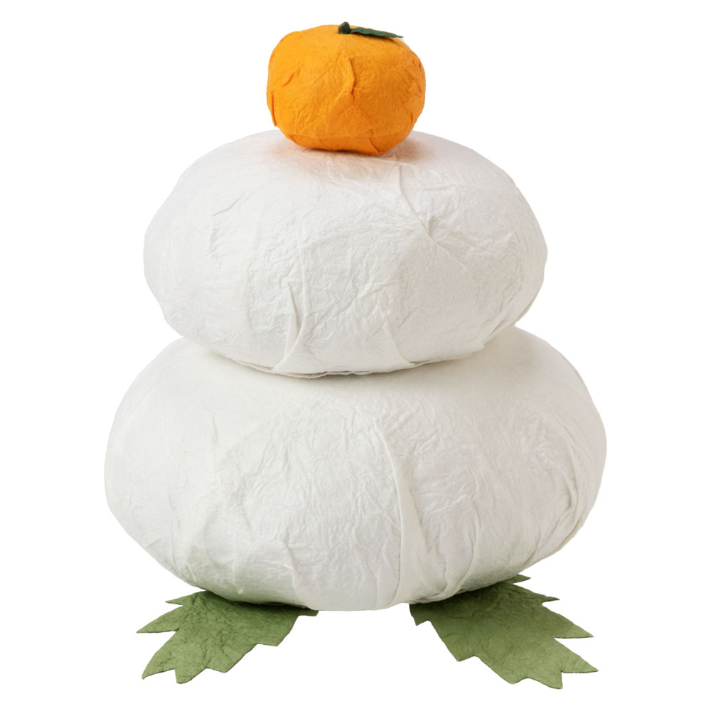 正月飾り 和紙お供えもち 小 めでたや 和紙の置き飾り New Year's decoration