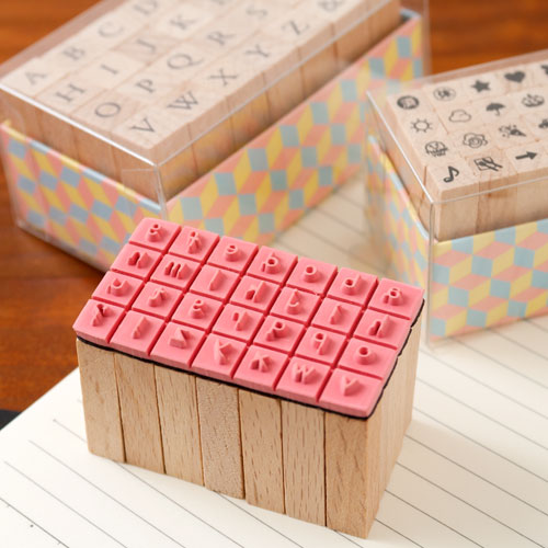 プチ文字スタンプセット小 手書き風小文字 (1228-005) こども