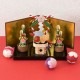 金屏風　ミニ　置物・お飾り用品　ディスプレイ用　めでたや　Gold folding screen for figurine