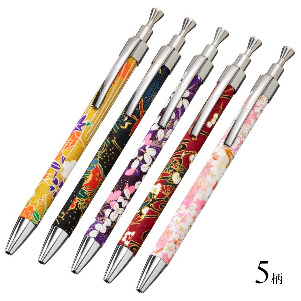 和紙が香る 和柄ボールペン 香りの絵巻 油性 金木犀と白檀の香り 友禅印刷 日本土産