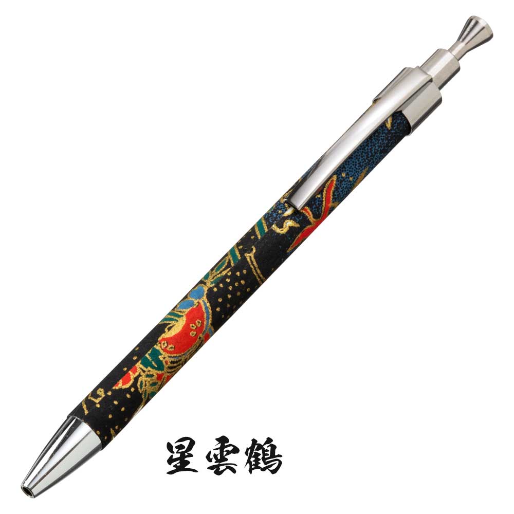 和紙が香る 和柄ボールペン 香りの絵巻 油性 金木犀と白檀の香り 友禅印刷 日本土産