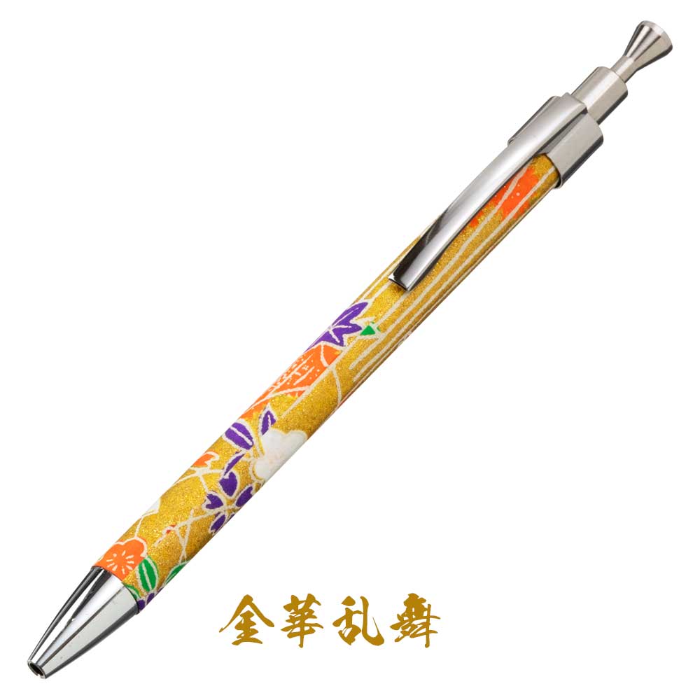 和紙が香る 和柄ボールペン 香りの絵巻 油性 金木犀と白檀の香り 友禅印刷 日本土産