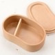 ブナ豆型弁当箱　木製くり抜き弁当箱　Wooden lunch box