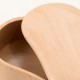 ブナ豆型弁当箱　木製くり抜き弁当箱　Wooden lunch box