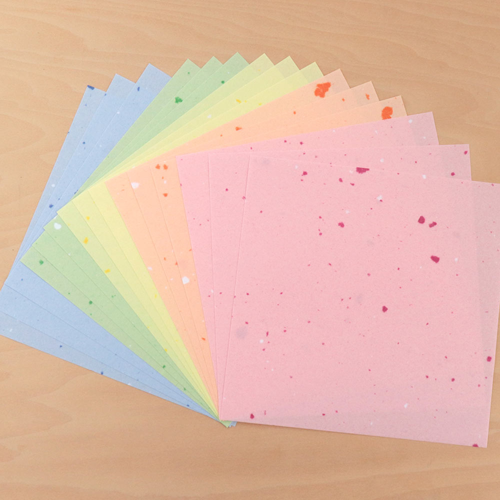 和紙おりがみ 舞花 15 15cm 15枚入 5色 各3枚 山梨県の工芸品 折り紙 Japanese Paper Origami Yamanashi Craft こだわりの和雑貨 和敬静寂 オンラインショップ