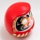 高崎だるま　縁起だるま　9号（高さ29cm）赤　群馬県指定ふるさと伝統工芸品（肩に入る文字は写真と異なる場合があります）