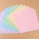 手もみ風和紙千代紙　流水　おりがみ　15×15cm　15枚入（5色×各3枚）　山梨県の工芸品・折り紙　Japanese paper Origami  Yamanashi craft