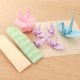 手もみ風和紙千代紙　流水　おりがみ　15×15cm　15枚入（5色×各3枚）　山梨県の工芸品・折り紙　Japanese paper Origami  Yamanashi craft