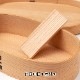 大館曲げわっぱ　小判型スリム弁当箱 (k-204)　秋田県の伝統工芸品　作者：伝統工芸士・栗盛俊二　Odate Magewappa  Bento lunch box