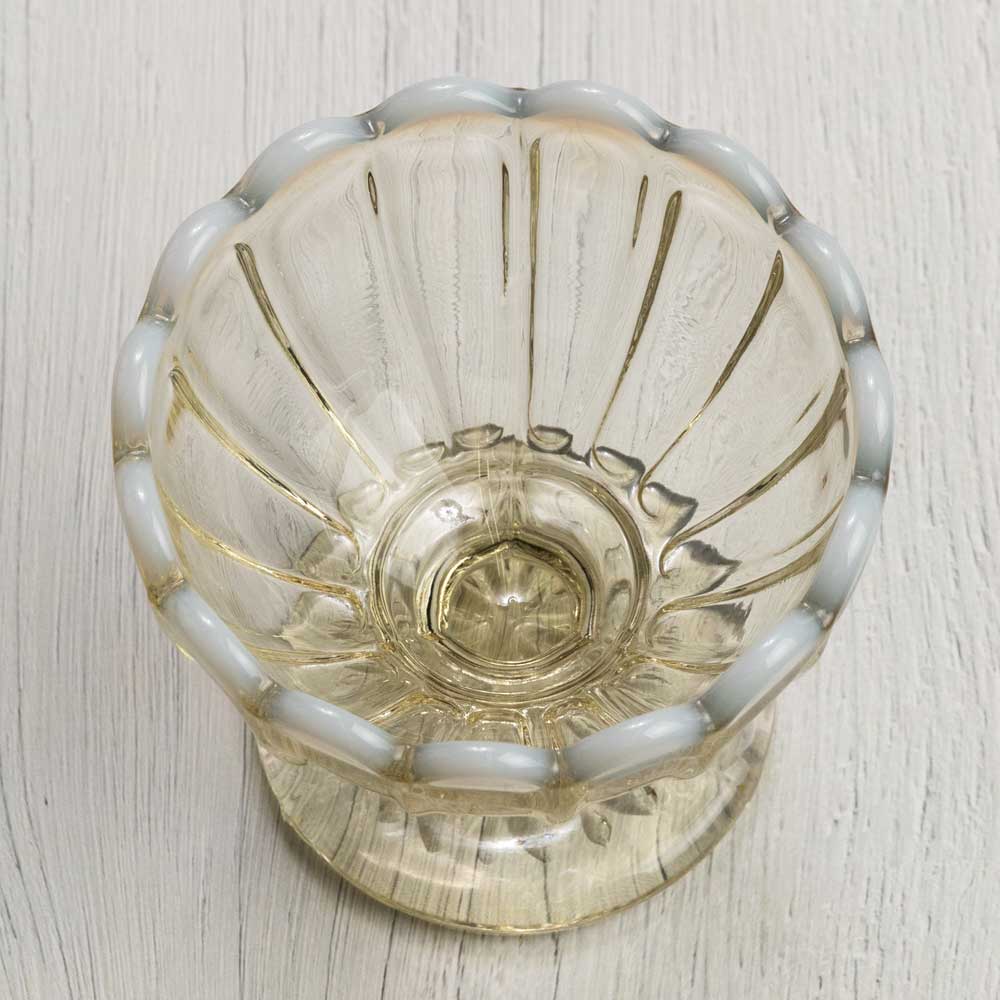 廣田硝子 雪の花 ミニフラッペ 古代色 アンティークなスタイルの