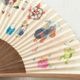 和詩倶楽部　怪々扇　ものの怪図　和紙の扇子　七寸五分　約23cm　少し大きめ　男性用の定番サイズ　メンズ　和柄　手張り製　国産扇骨35本　日本製
