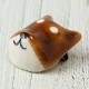 イホシロ窯 アクセサリー 柴犬 ピンバッジ ブローチ 帯留め 美濃焼 岐阜県の工芸品 Minoyaki accessory, Gifu craft