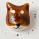 イホシロ窯 アクセサリー 柴犬 ピンバッジ ブローチ 帯留め 美濃焼 岐阜県の工芸品 Minoyaki accessory, Gifu craft