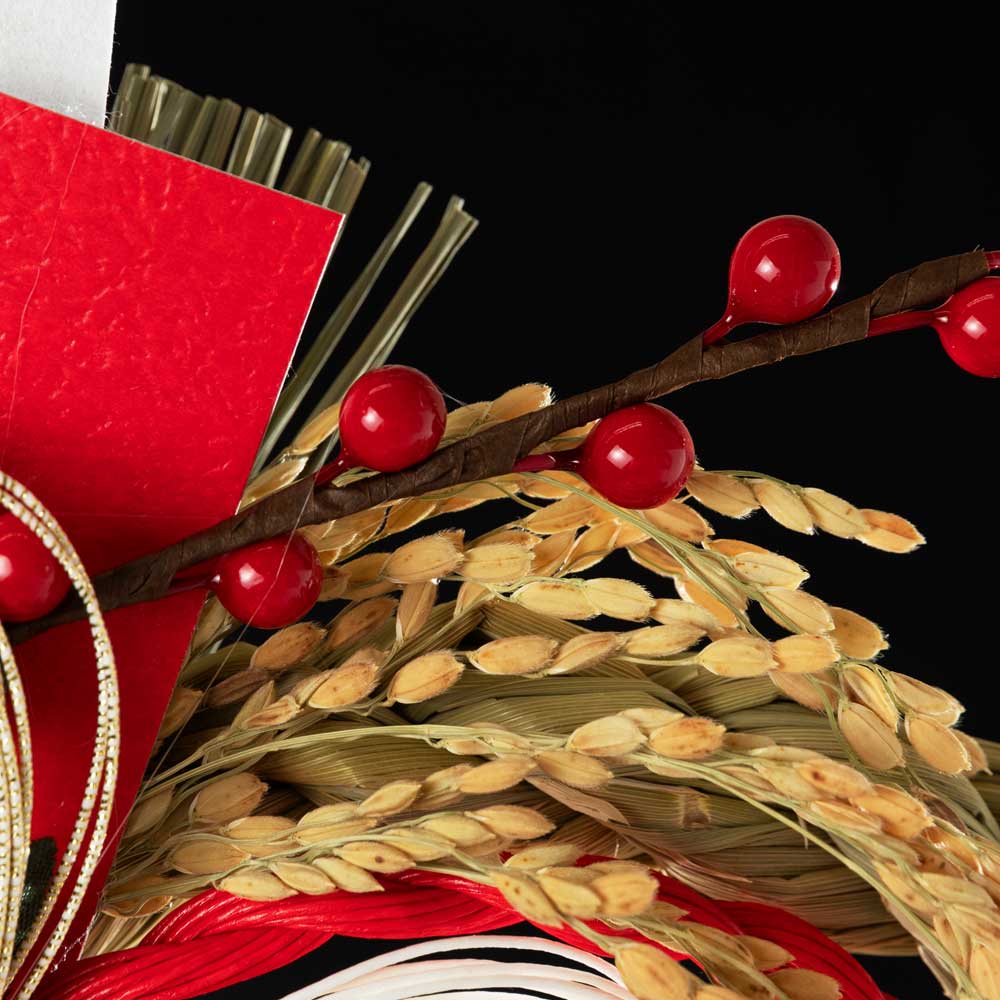 竹治郎 越後魚沼飾り 華輪（かりん） 正月飾り 注連飾り 新潟県南魚沼