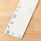 古典柄一筆箋　ちょうちょ　同柄25枚綴り　8×16cm　紙匠雑貨エモジ　Mini letter paper
