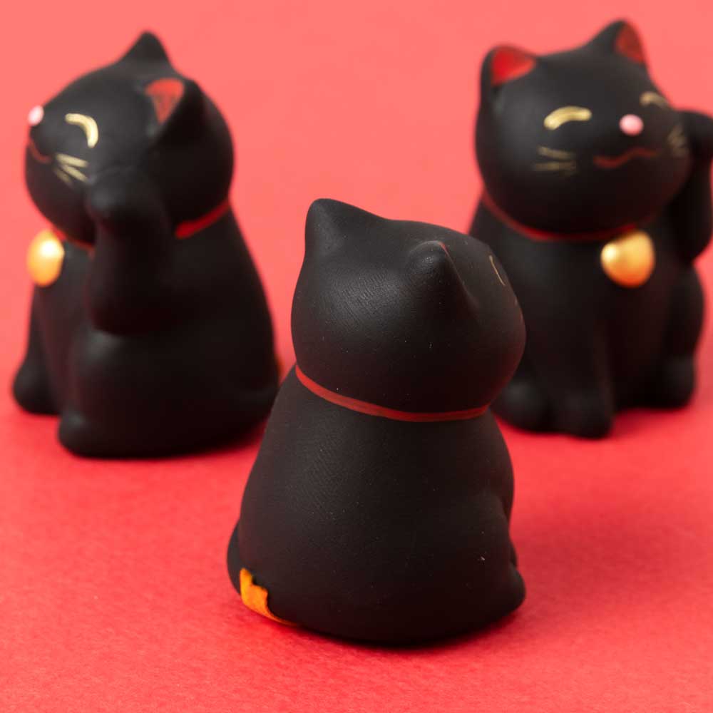 おみくじ工房 招き猫みくじ もしかしてすでに干支？ 猫のおみくじ 黒猫