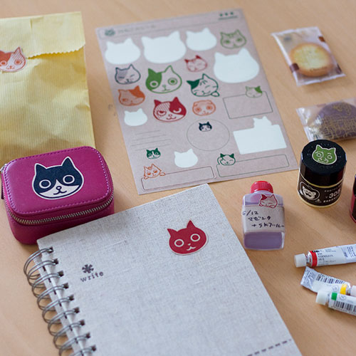 20ねこのシール chocotte