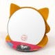 きてきて　猫型かがみ（ミニ）　猫博覧会柄ぴんくいろ　鏡・コンパクトミラー　Compact mirror