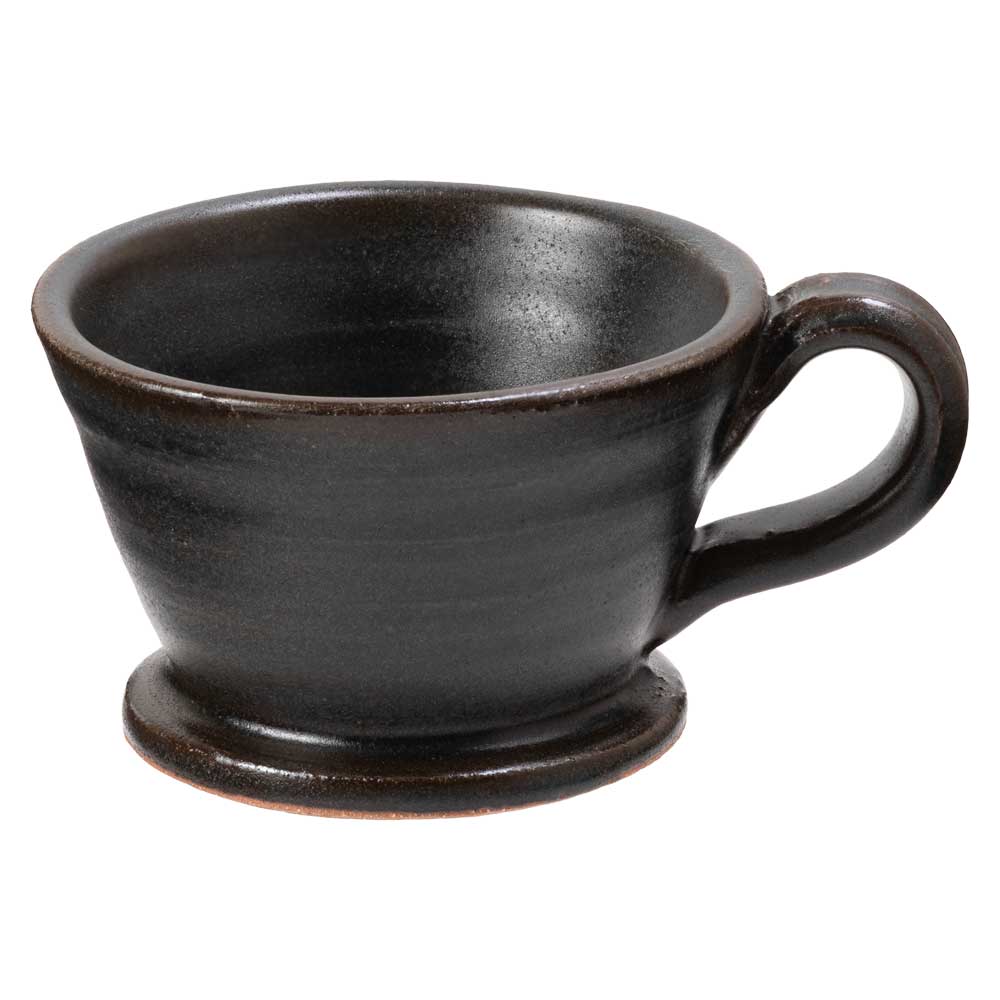信楽焼 コーヒードリッパー 黒 耐熱陶器 滋賀県の工芸品 陶器の赤外線