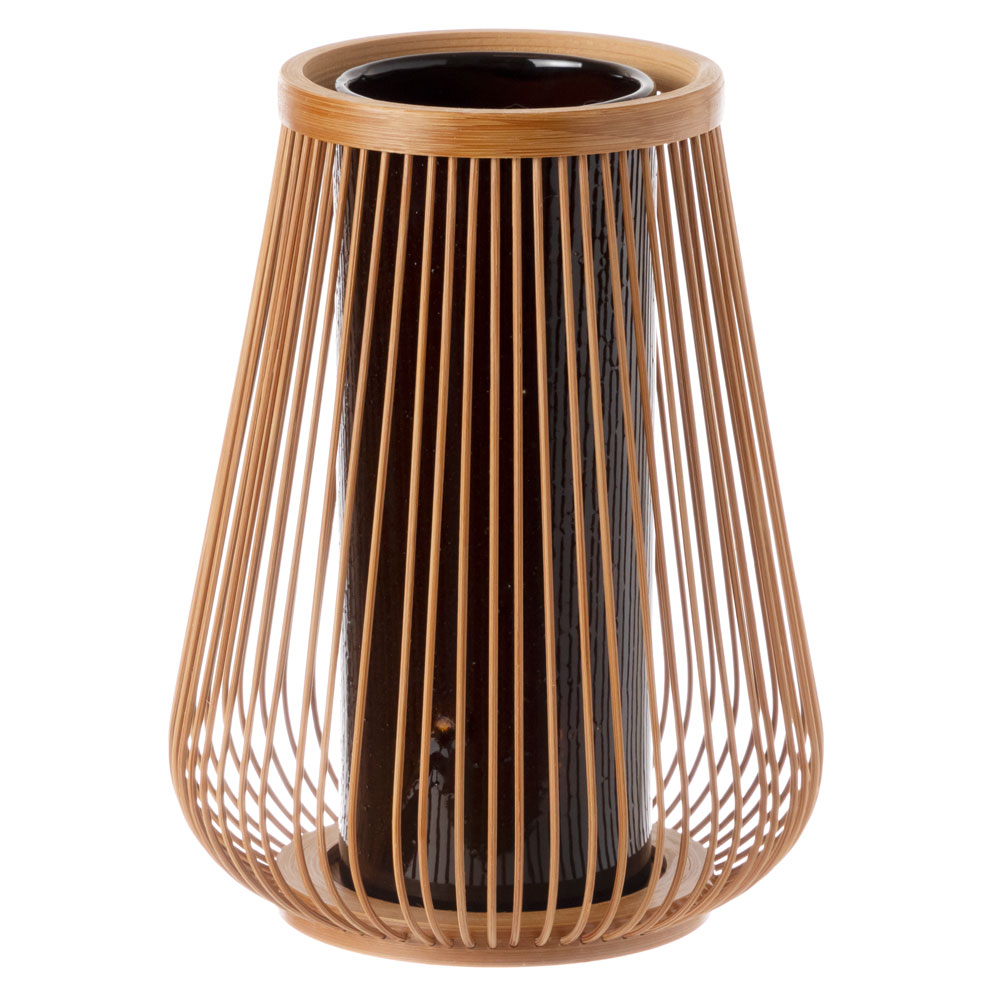 駿河竹千筋細工 花器 嵯峨野 古代 静岡県伝統工芸品 黒田雅年 作