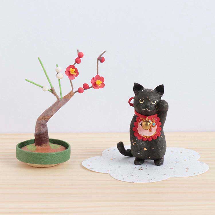 正月飾り めでたや遊び ミニ盆栽 紅白梅 | こだわりの和雑貨 和敬静寂