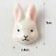 イホシロ窯　アクセサリー　ウサギ　ピンバッジ　ブローチ　帯留め　美濃焼　岐阜県の工芸品　Minoyaki accessory, Gifu craft