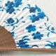 和詩倶楽部　清水扇　青花枝桜扇　和紙の扇子　六寸五分　約20cm　やや小ぶり　女性用の定番サイズ　レディース　和柄　手張り製　国産扇骨35本　日本製