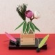 めでたや　枡俵　小　白木　めでた棒を飾るための置物土台　Seasonal decoration