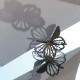 かねよし　花咲 hanasaki　2個入り（シルバー×1・ピンク×1）　桜のカードスタンド　金属製の花びらを組み合わせて優美な形に　ステンレス製　かねよし×共立女子大学コラボ作品『日本を贈る』