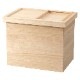 桐の米びつ　10キロ入　桐の一合枡付き　箱長の桐工芸品　Komebitsu rice bin 10kg  Hakocho