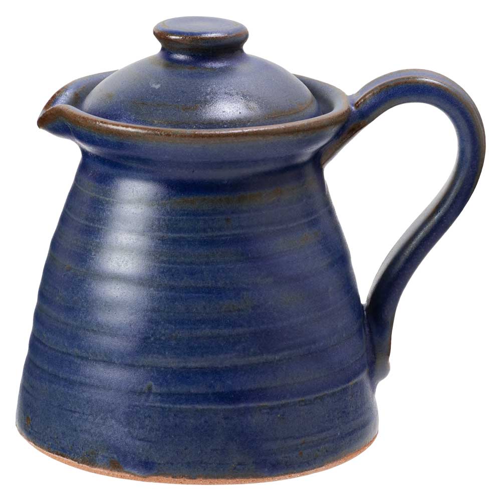 信楽焼 コーヒーポット・コーヒーサーバー 青 600ml 直火OK耐熱陶器