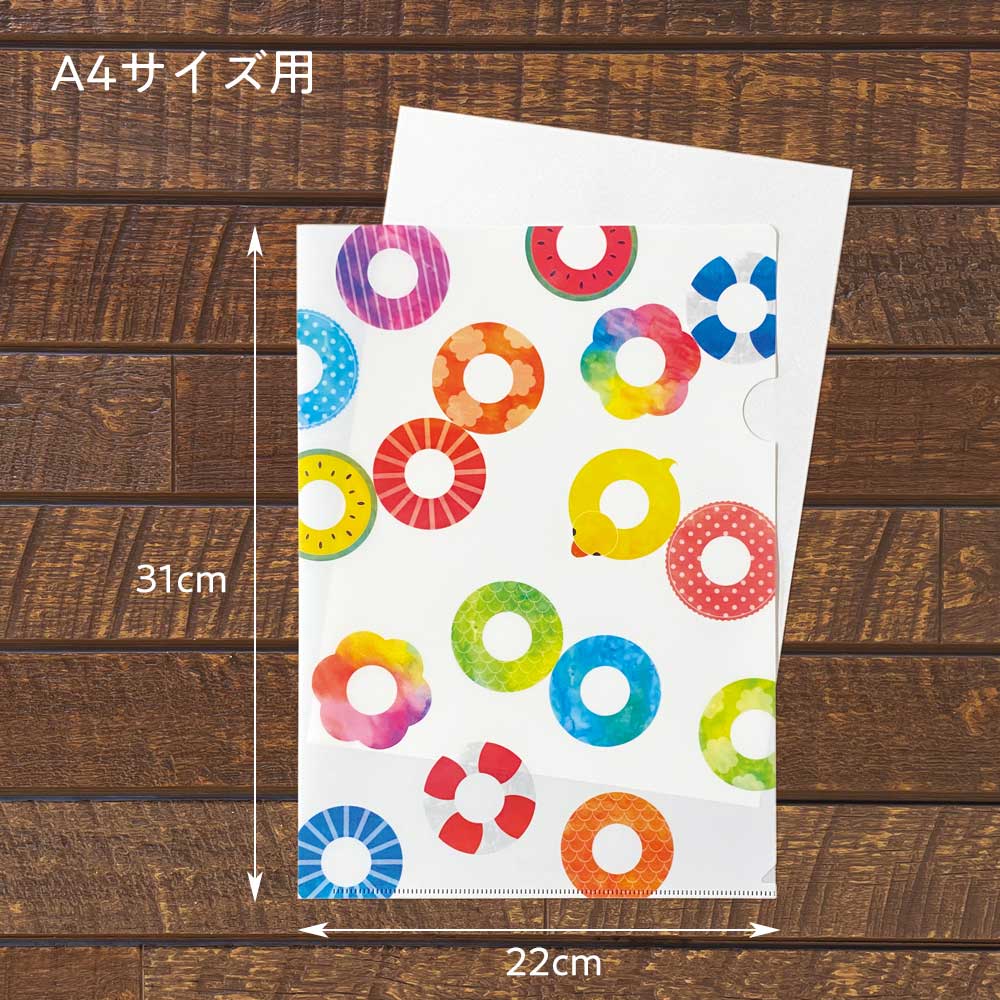 和詩倶楽部 マトメムシ A4クリアファイル〈浮かぶ円〉ポリプロピレン