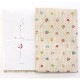 吉兆書包み　吉あられ (BC-033)　室町紗紙ブックカバー　文庫本用　和詩倶楽部　Japanese pattern book cover  Washi club