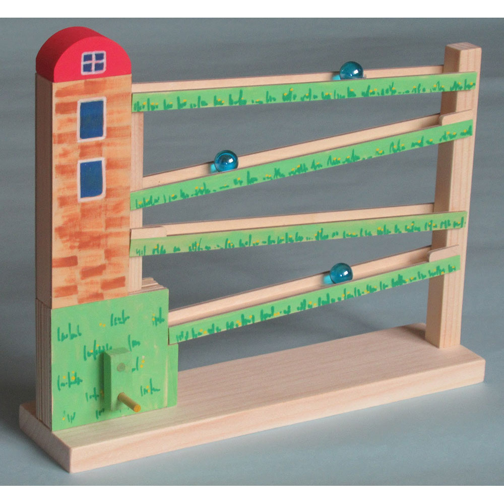 木工工作キット ビー玉コロコロ 自分でつくる木のおもちゃ 北海道の