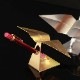 かねよし　paper crane 折り鶴のペンスタンド　金属製ペン立て　真鍮製　かねよし×共立女子大学コラボ作品『日本を贈る』