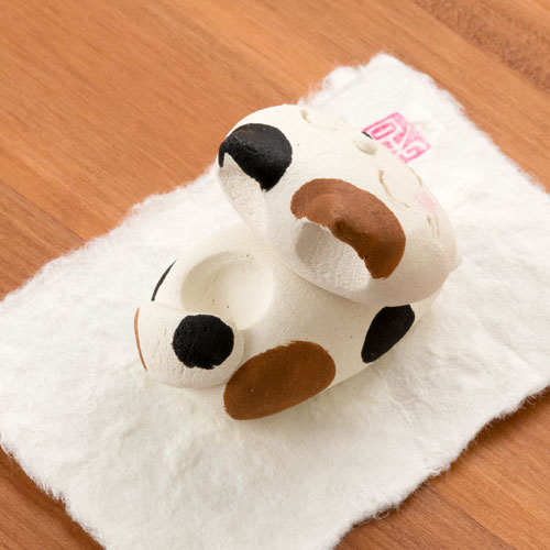 瀬戸焼 ぶち猫アロマストーン (K3550) 愛知県の工芸品 Seto-yaki