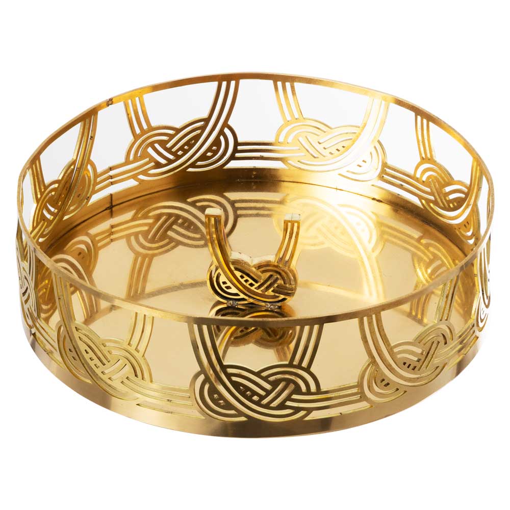 かねよし 水引 accessory case アクセサリーケース 淡路結び 縁起物の水引をモチーフにした小物トレー 真鍮製 かねよし×共立女子大学コラボ作品『日本を贈る』