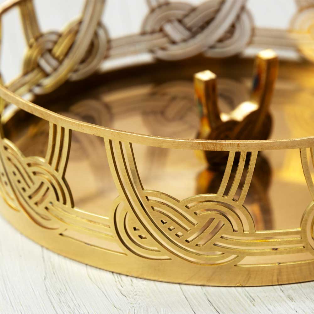 かねよし 水引 accessory case アクセサリーケース 淡路結び 縁起物の水引をモチーフにした小物トレー 真鍮製 かねよし×共立女子大学コラボ作品『日本を贈る』