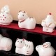 正月干支飾り 白磁金彩十二支飾り (K-25) 干支飾り 瀬戸焼 玄関や棚などに置けるコンパクトな置き飾り Setoyaki Pottery ornament New Year decoration