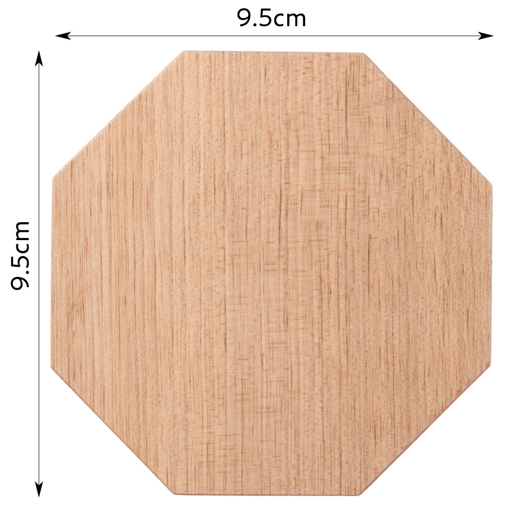 工作キット 彫刻刀でつくる豆皿・八角形 削って磨いて自分で作る