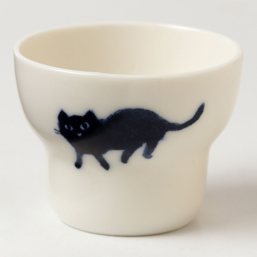 MASTERS CRAFT 酒器 にゃん杯 お散歩 (4-696) 猪口・盃 美濃焼 岐阜県