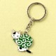 キーホルダー　ドロボー猫 (KH-01)　ポタリングキャット　Cat illustration key ring  Pottering cat