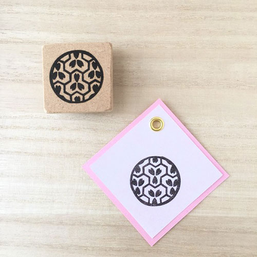 BONSAIはんこ 桜(文字なし) 消しゴムはんこ ただのやまもと Bonsai hanko stamp