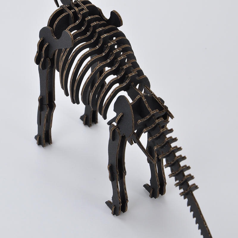 DINOSAUR恐竜骨格工作キット ブラキオサウルス・ブラック