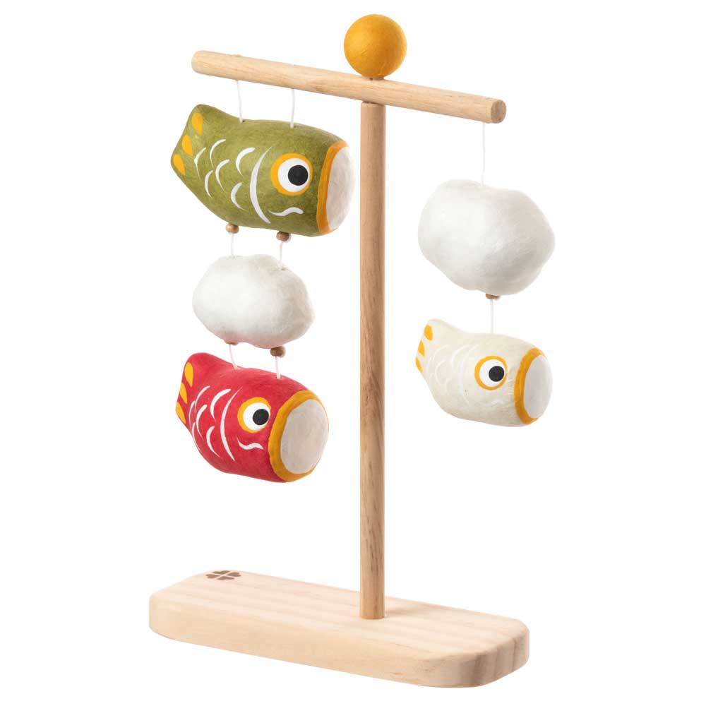 和紙置き飾り 雲とこいのぼり 端午の節句・こどもの日 五月人形 室内