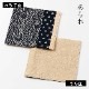百道発信 藍文様 11cmコースター 11×11cm 福岡県の布製品 和文様 和風 あられ/青海波/麻の葉 綿100% 日本製 Fabric coaster, Fukuoka craft