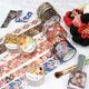 SAIEN Kimono美 華HANA〈マスキングテープ 松竹梅 15mm・7m巻〉|友禅柄の華やぎを、指先の文具に