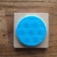 使いやすい丸型和柄はんこ　麻の葉　消しゴムはんこ　ただのやまもと　Japanese pattern hanko stamp
