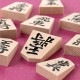 天童将棋駒　楓上彫　彫駒　天童の職人による手彫り将棋駒　山形県の工芸品　木工品