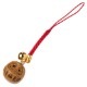 木目調根付 だるま 開運だるま・必勝だるま・合格だるま Daruma accessory Good luck charm